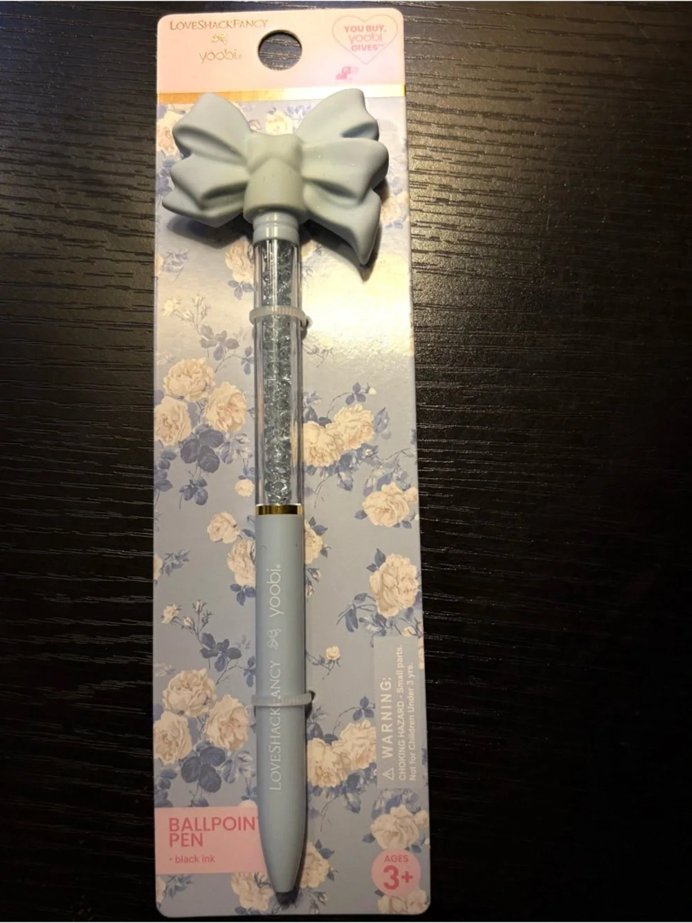 LoveShackFancy x Target Blue Bow Ballpoint Pen yoobi
